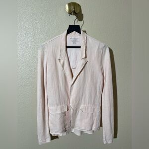 Majestic Filatures Women's Linen Pink Blazer
